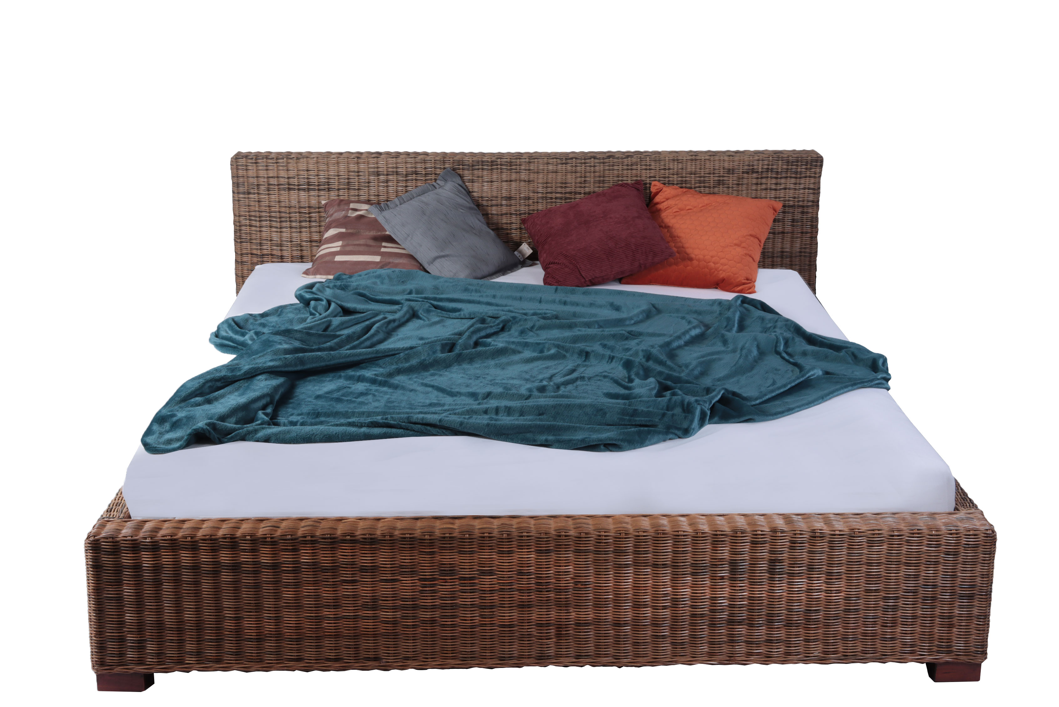  Rattanbett Doppelbett 160 x 200 cm Rattan Slash