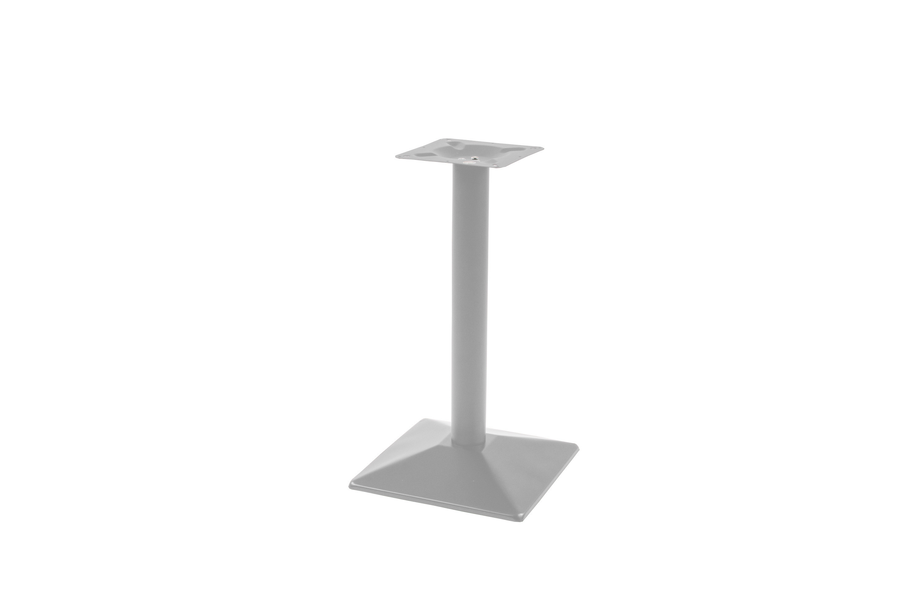 Tischgestell Bistrotische & Esstische Standfuß Einzelsäule 50x50x72 cm silber