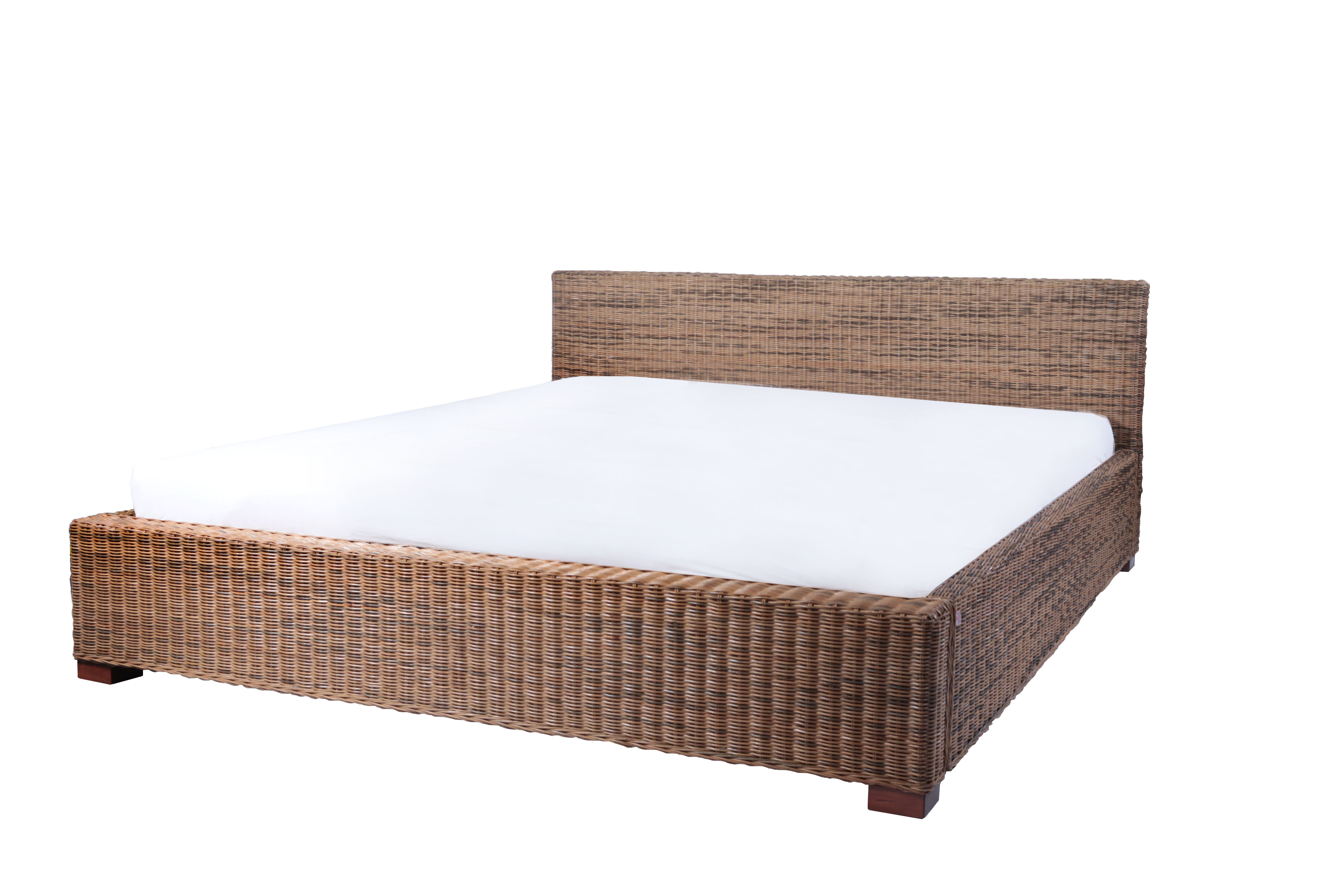  Rattanbett Doppelbett 180 x 200 cm Rattan Slash