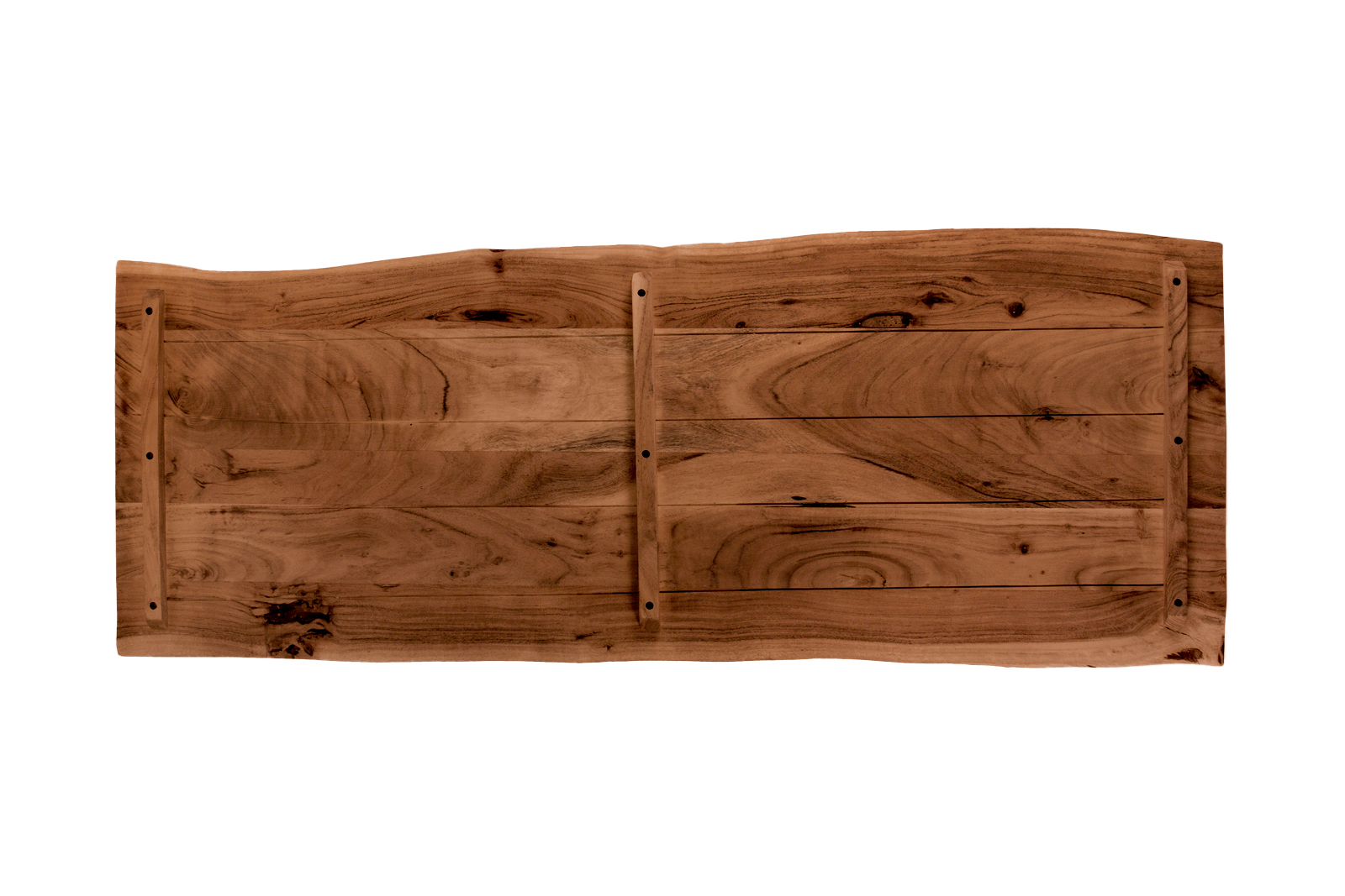  Tischplatte Baumkante Akazie Nuss 160 x 60 cm CURT