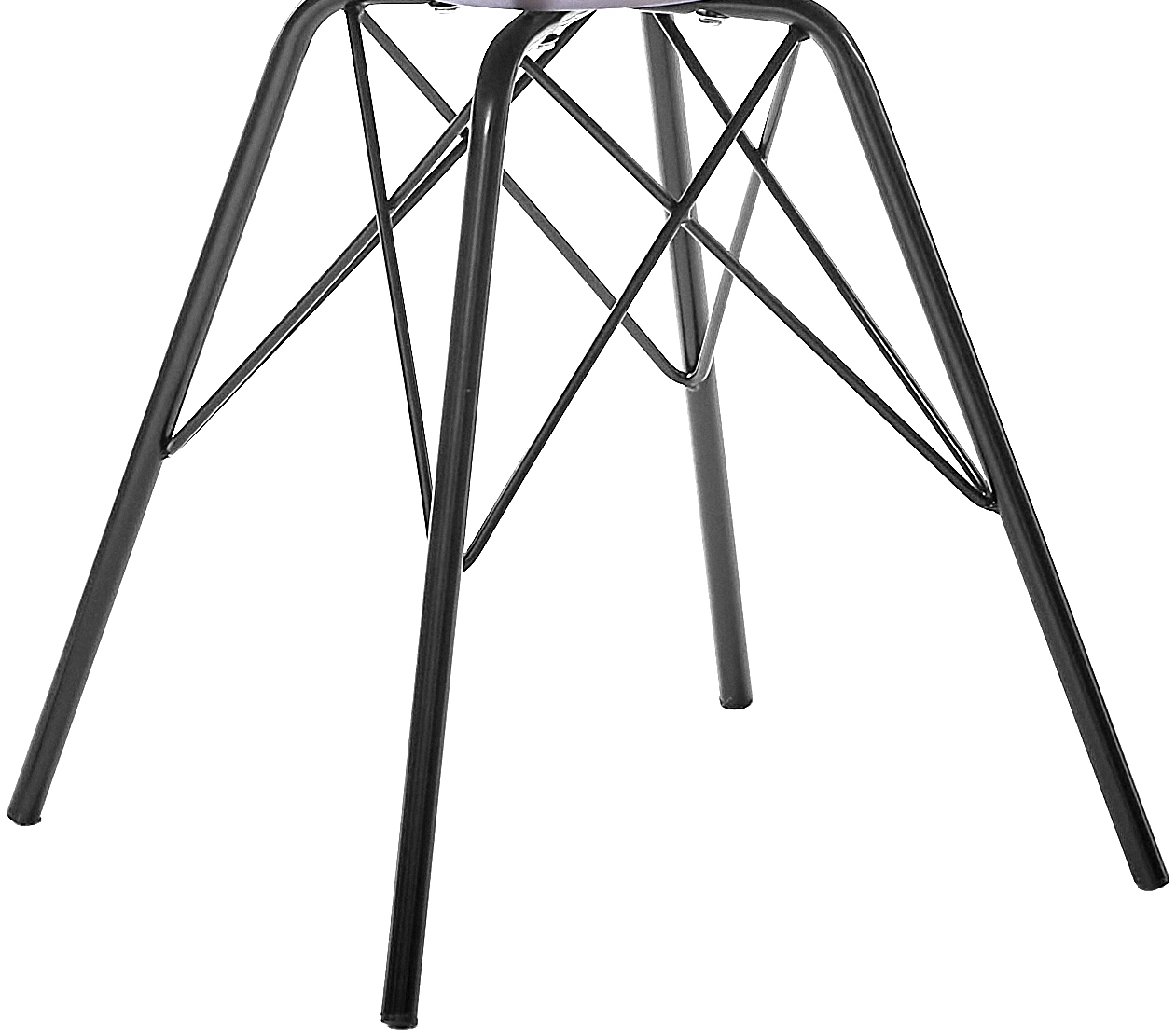  Esszimmerstuhl Schalenstuhl taupe Metallfüße LEKUES