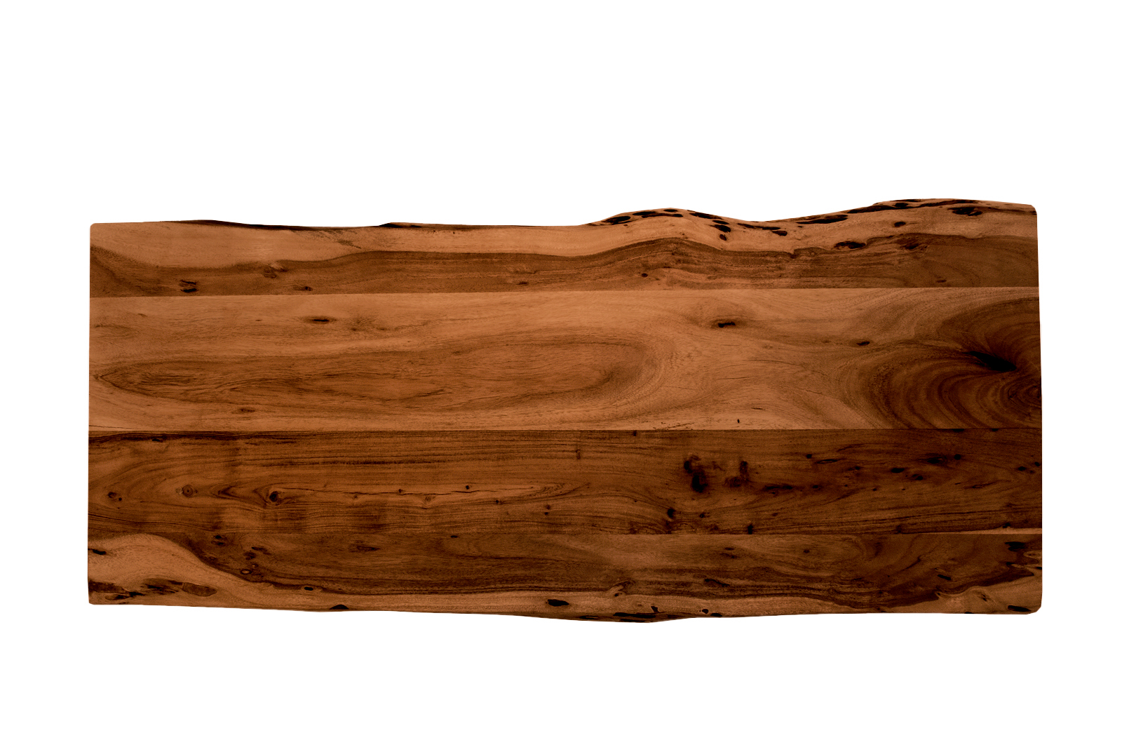  Tischplatte Baumkante Akazie Nuss 140 x 60 cm CURT