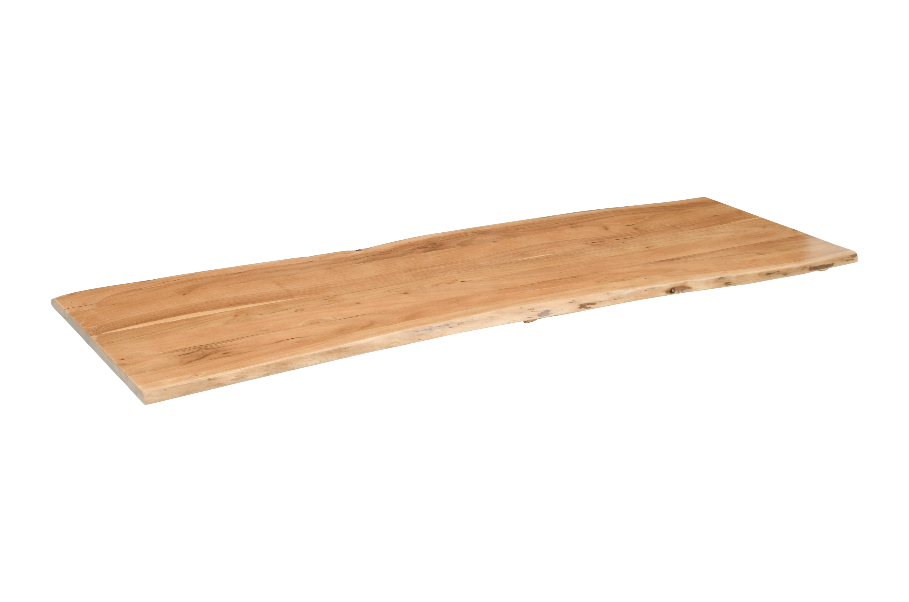 Tischplatte Baumkante Akazie Eiche 140 x 60 cm CURT