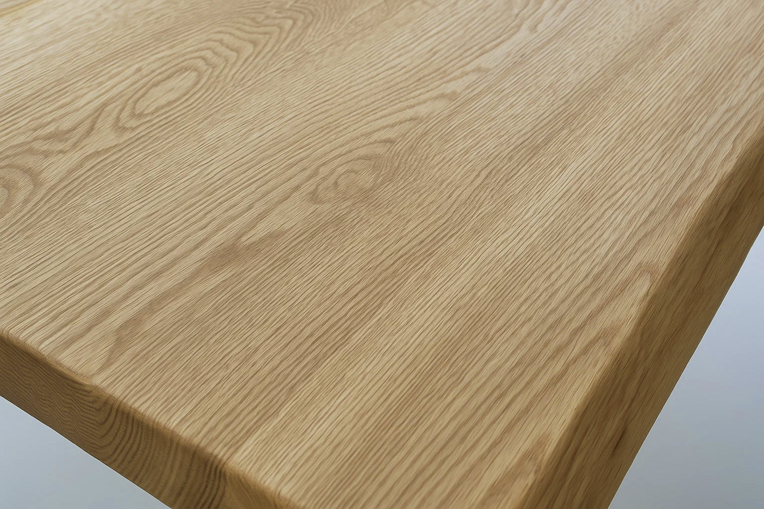 Esstisch Baumkante massiv Eiche geölt 80 x 80 cm U-Gestell schwarz SALVADOR