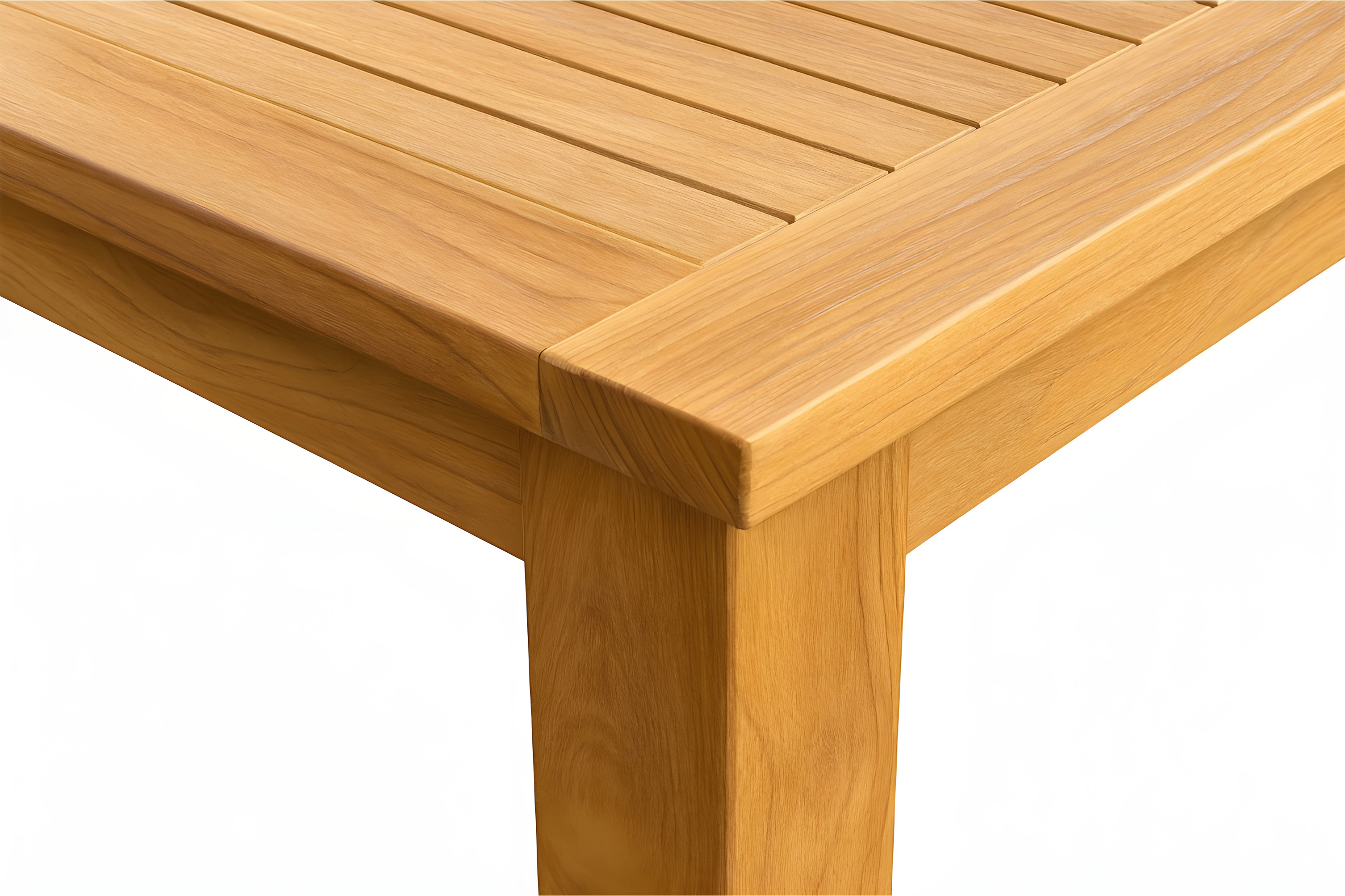 Gartengruppe 4tlg Gartentisch Teak 180 x 100 cm mit Gartenbank & 2 Stühlen FREETOWN