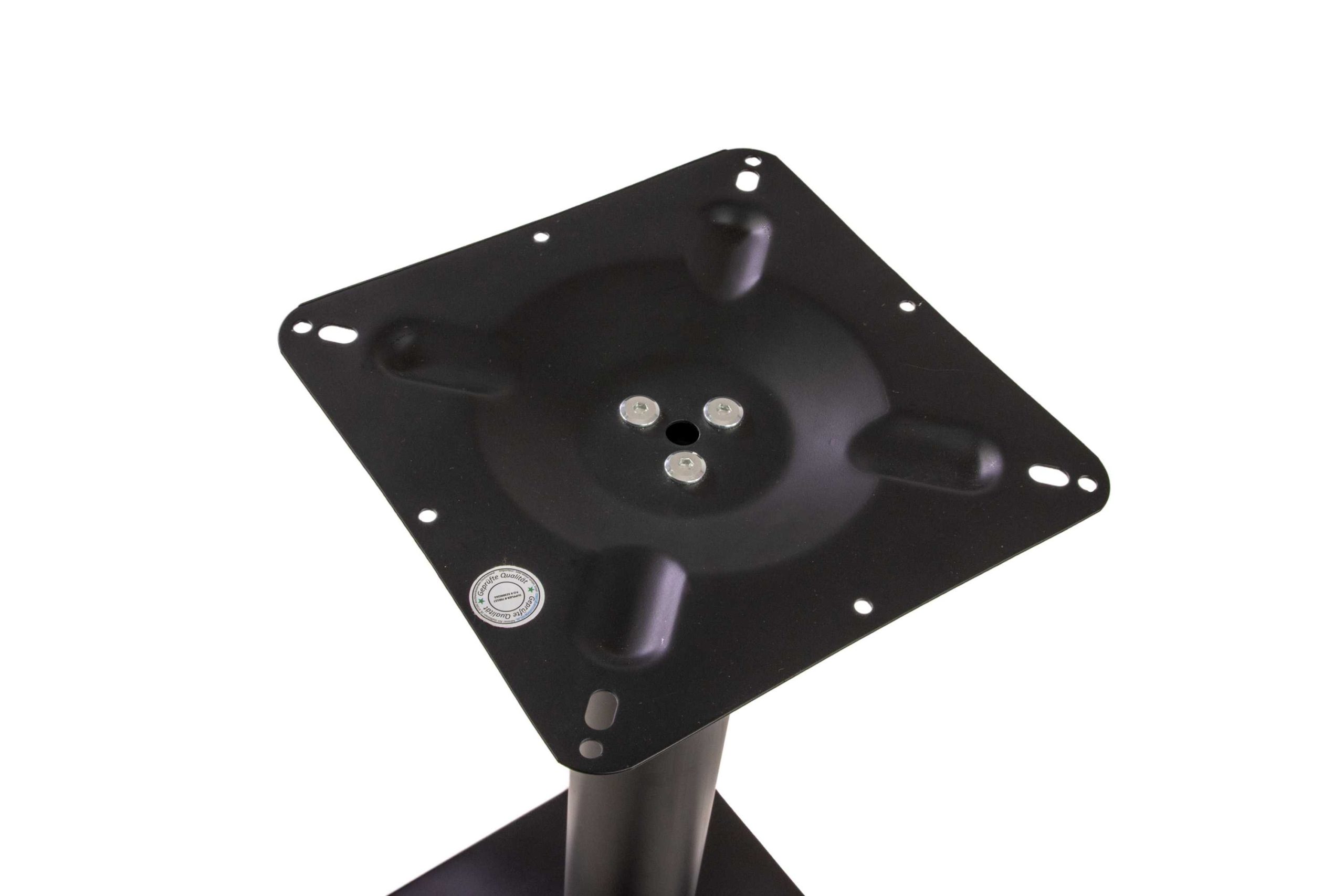Tischgestell Bistrotische & Esstische Standfuß Einzelsäule 41x41x72 cm schwarz