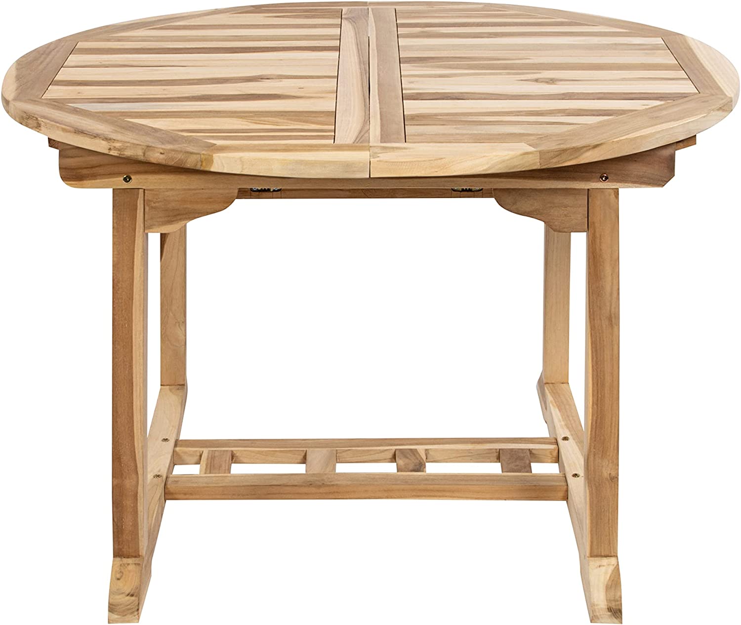  Gartenmöbel Set 4tlg mit Bank Teak Gartentisch ausziehbar 120-170 cm BORNEO/ARUBA