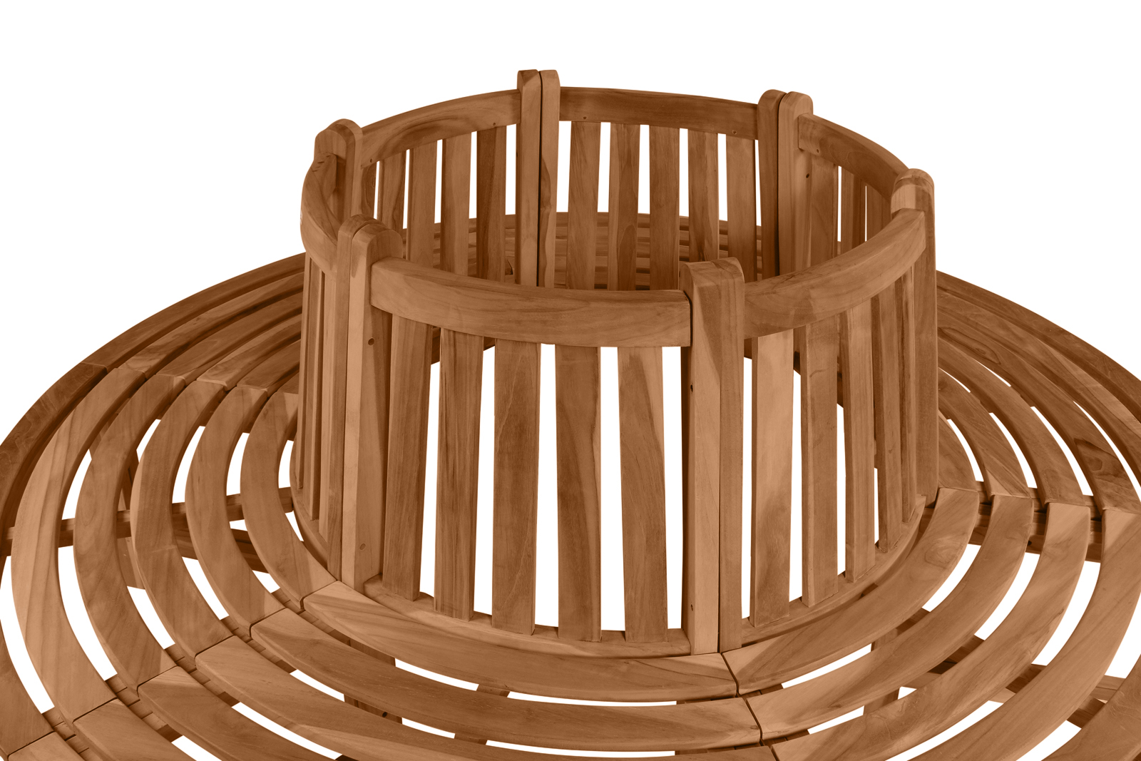 Rundbank 360° Gartenbank Teak massiv  ø180 cm Highline TIMO