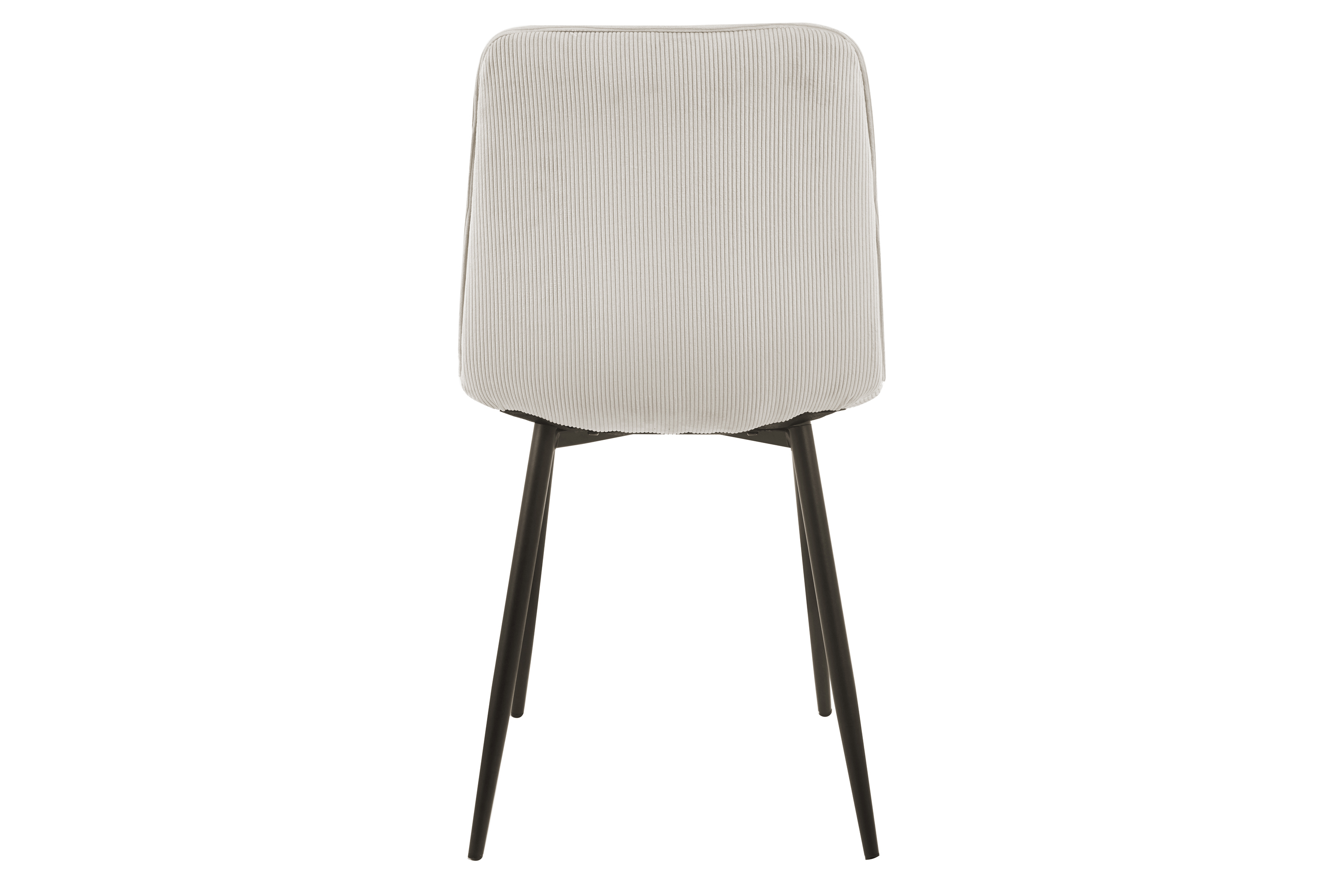 Schalenstuhl Stoffbezug creme Gestell schwarz SUSI