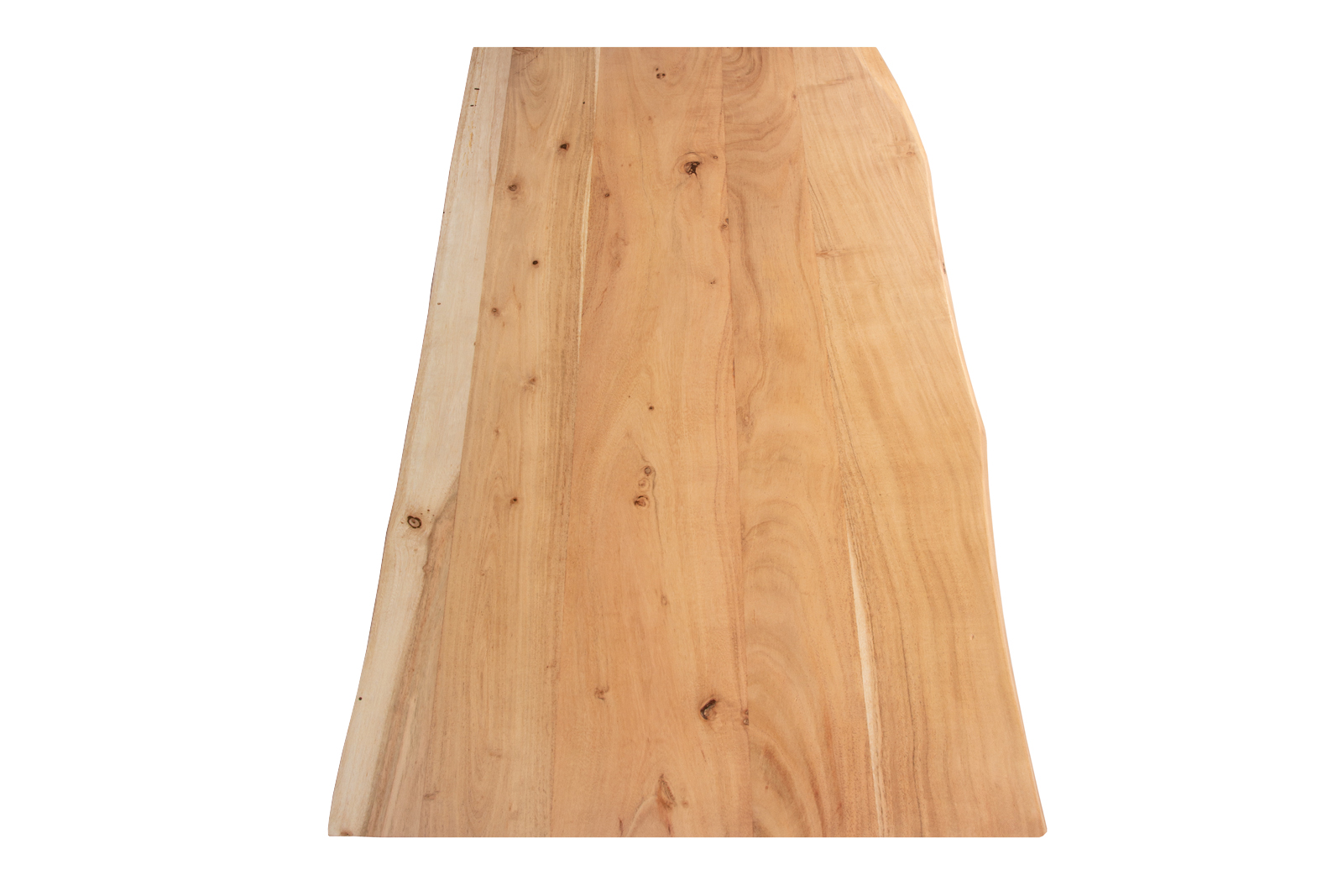  Tischplatte Baumkante Akazie Natur 100 x 60 cm CURT