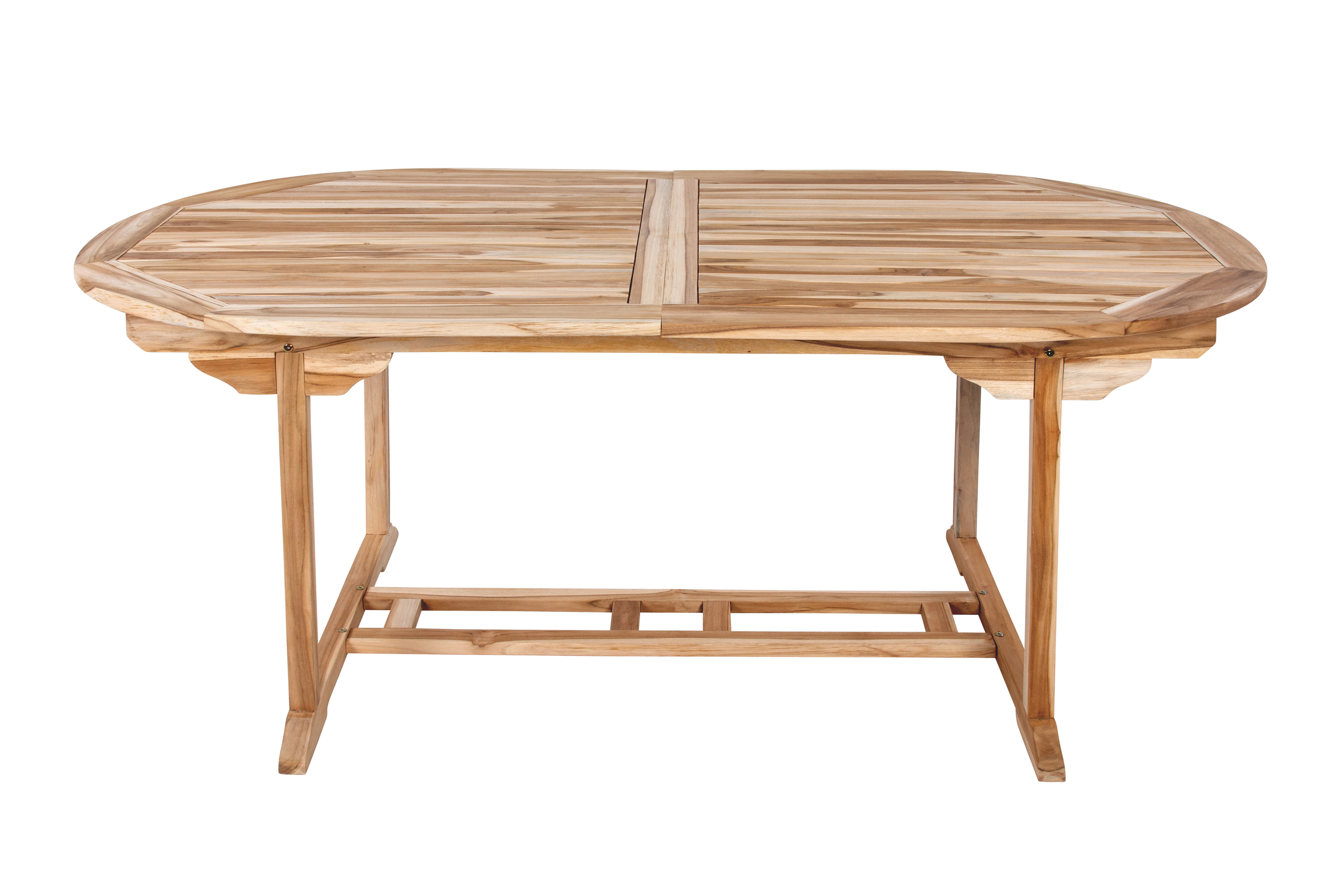  TEAK Gartentisch ausziehbar Teakholz 180 - 240 cm ARUBA