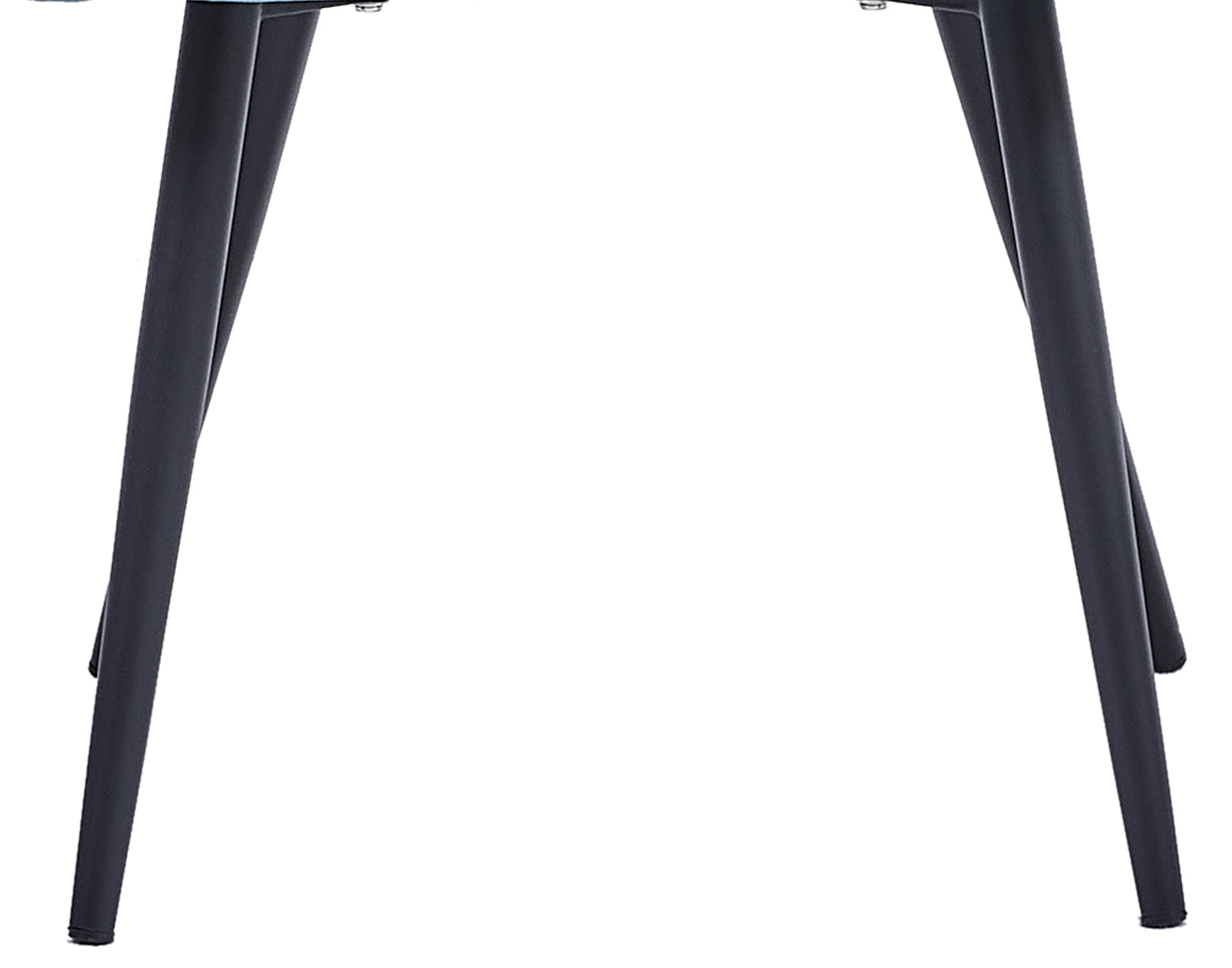  Esszimmer Armlehnstuhl Samt schwarz schwarz Metallbeine LARS