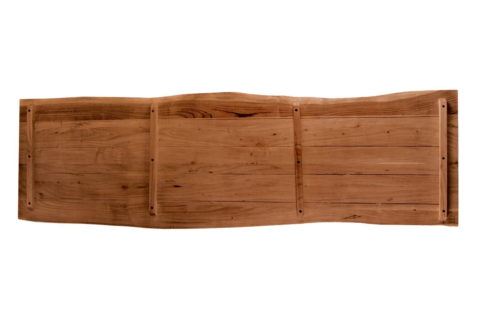  Tischplatte Baumkante Akazie Nuss 200 x 60 cm CURT