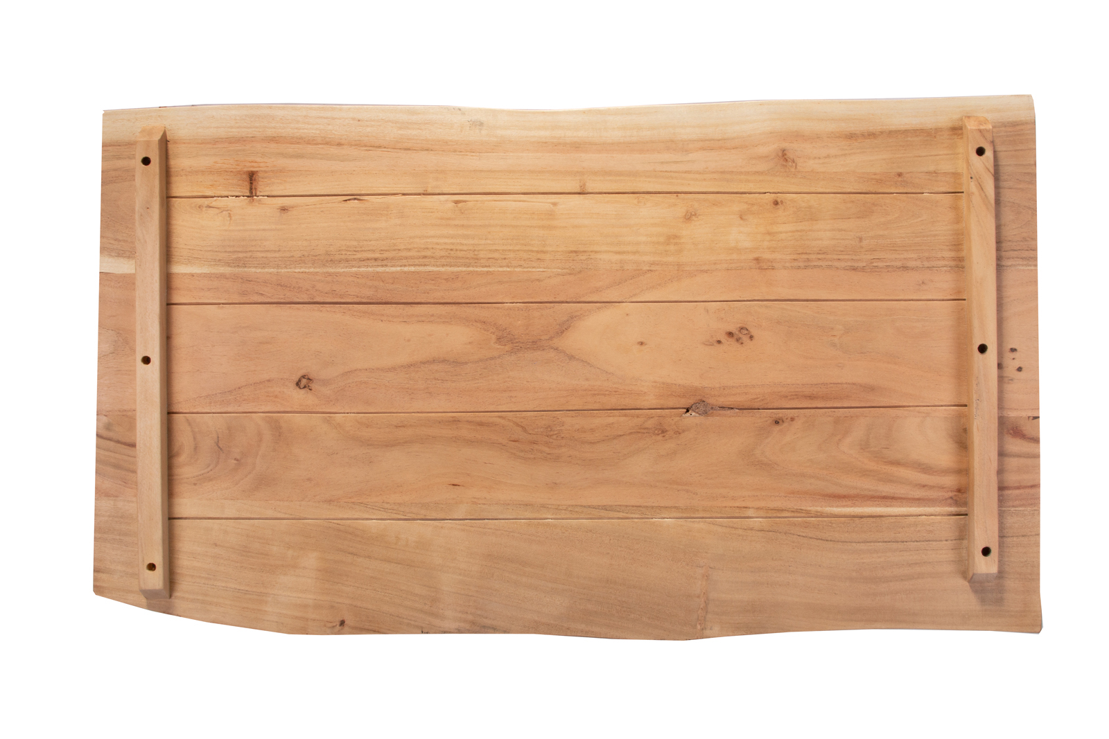  Tischplatte Baumkante Akazie Natur 100 x 60 cm CURT
