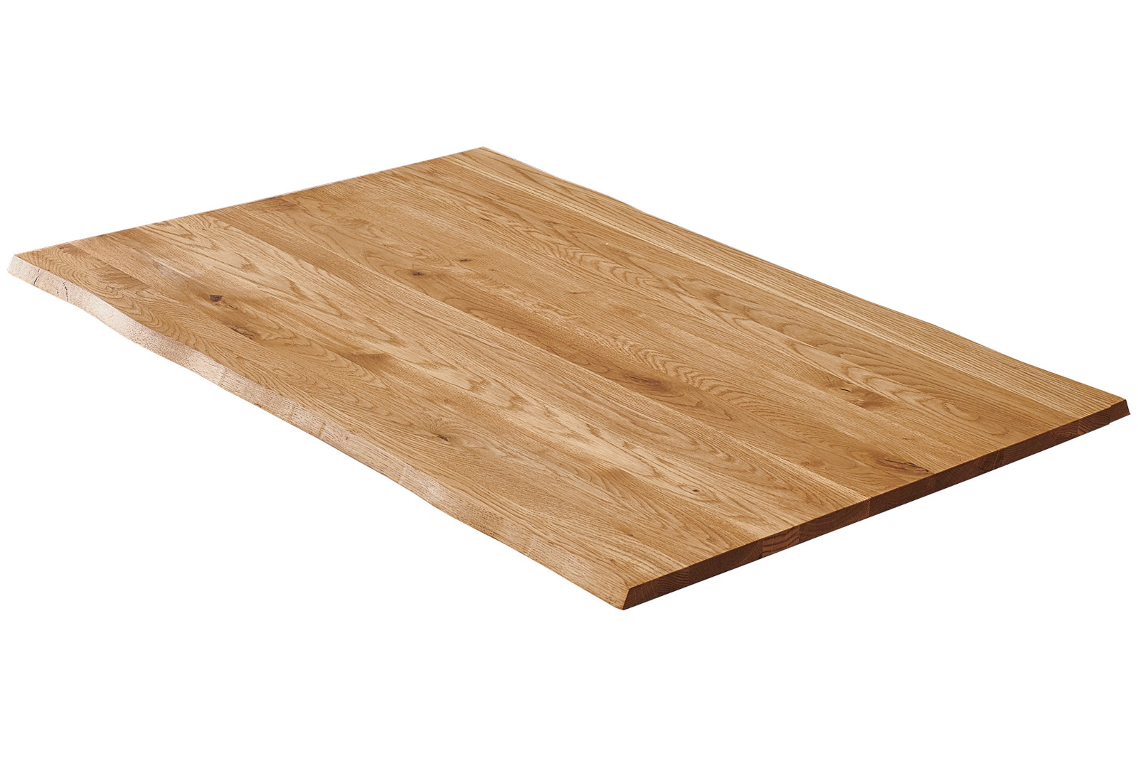  Tischplatte Baumkante Wildeiche 120 x 80 cm SESSA