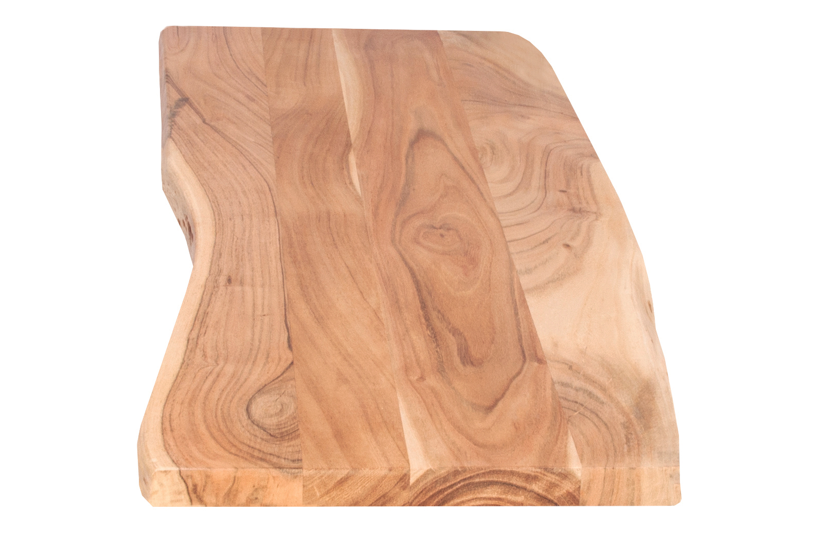  Tischplatte Baumkante Akazie Natur 100 x 40 cm CURTIS