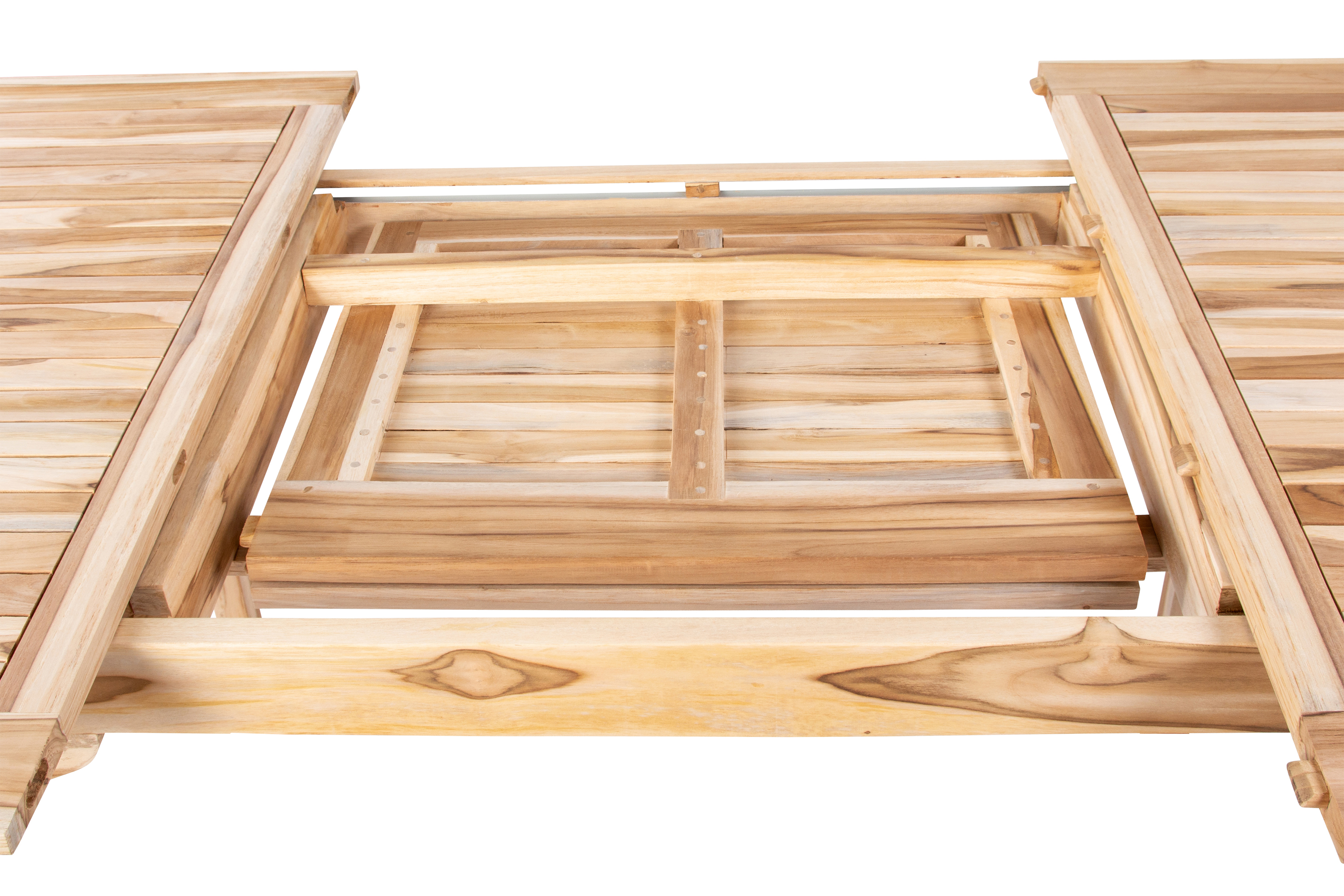  TEAK Gartentisch ausziehbar Teakholz 180 - 240 cm ARUBA