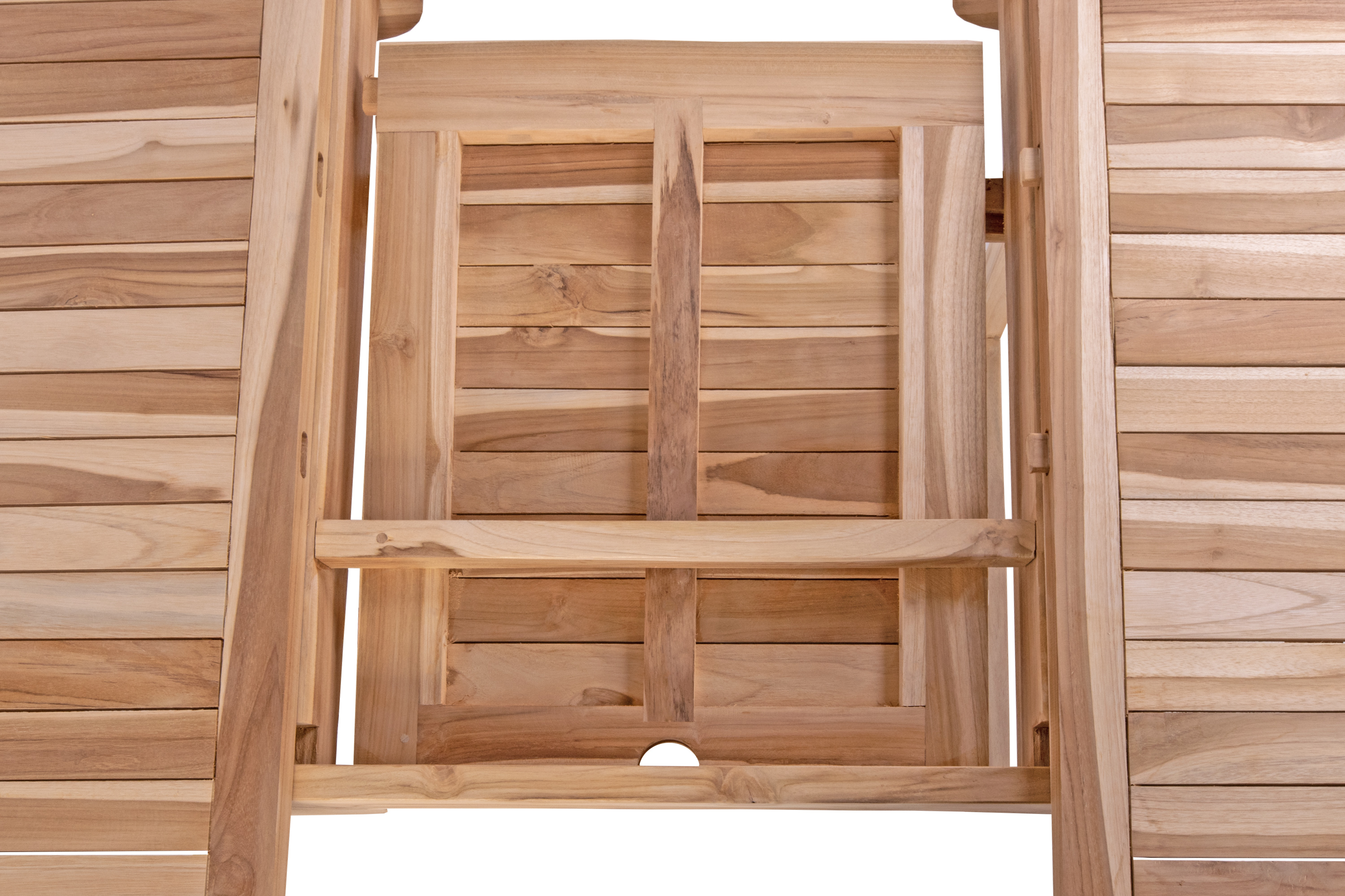Teak Gartentisch eckig ausziehbar 120 - 170 cm x 120 cm Madera