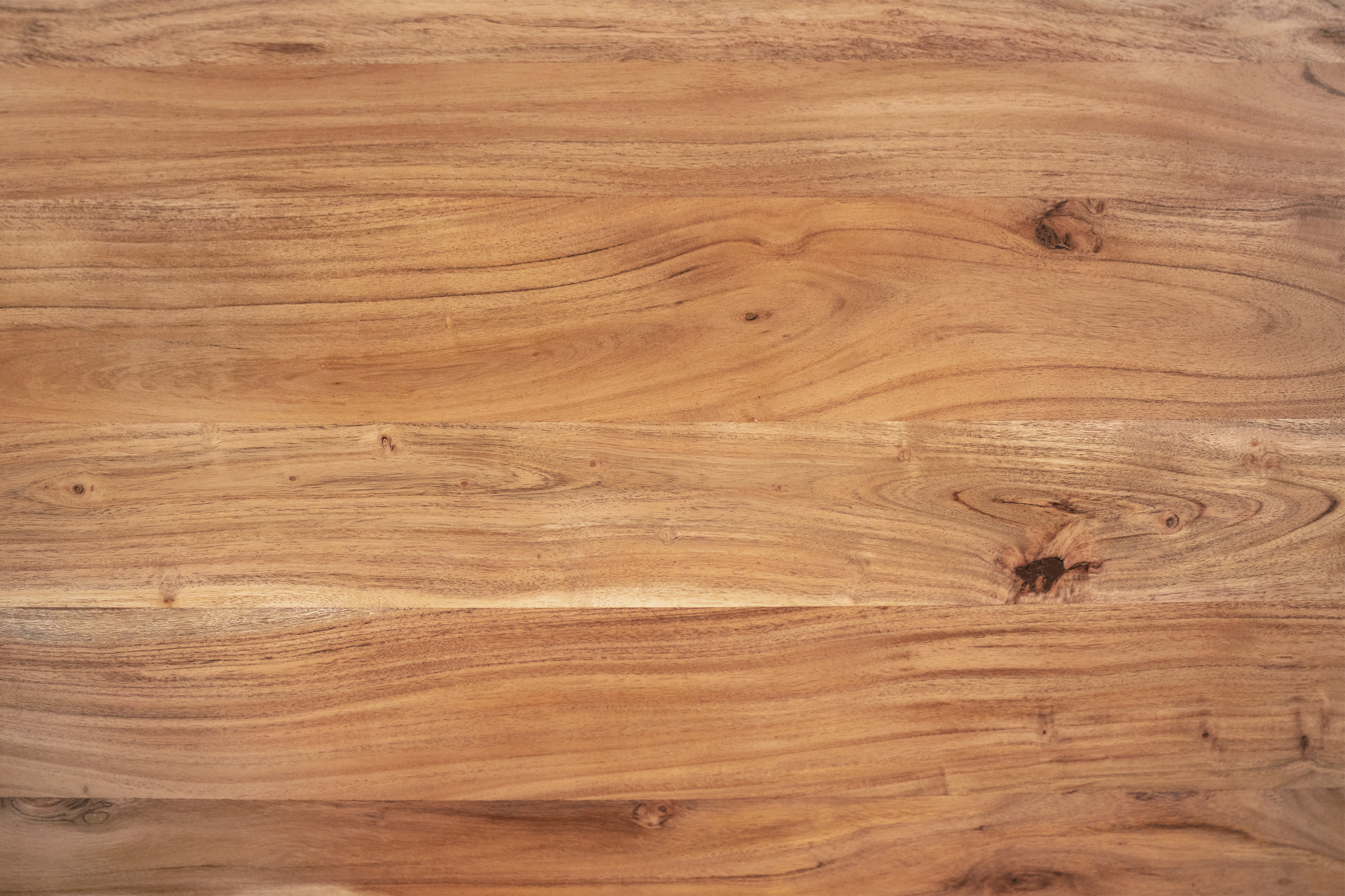 Esstisch Baumkante massiv Akazie Natur 180 x 90 A-Gestell schwarz CALI