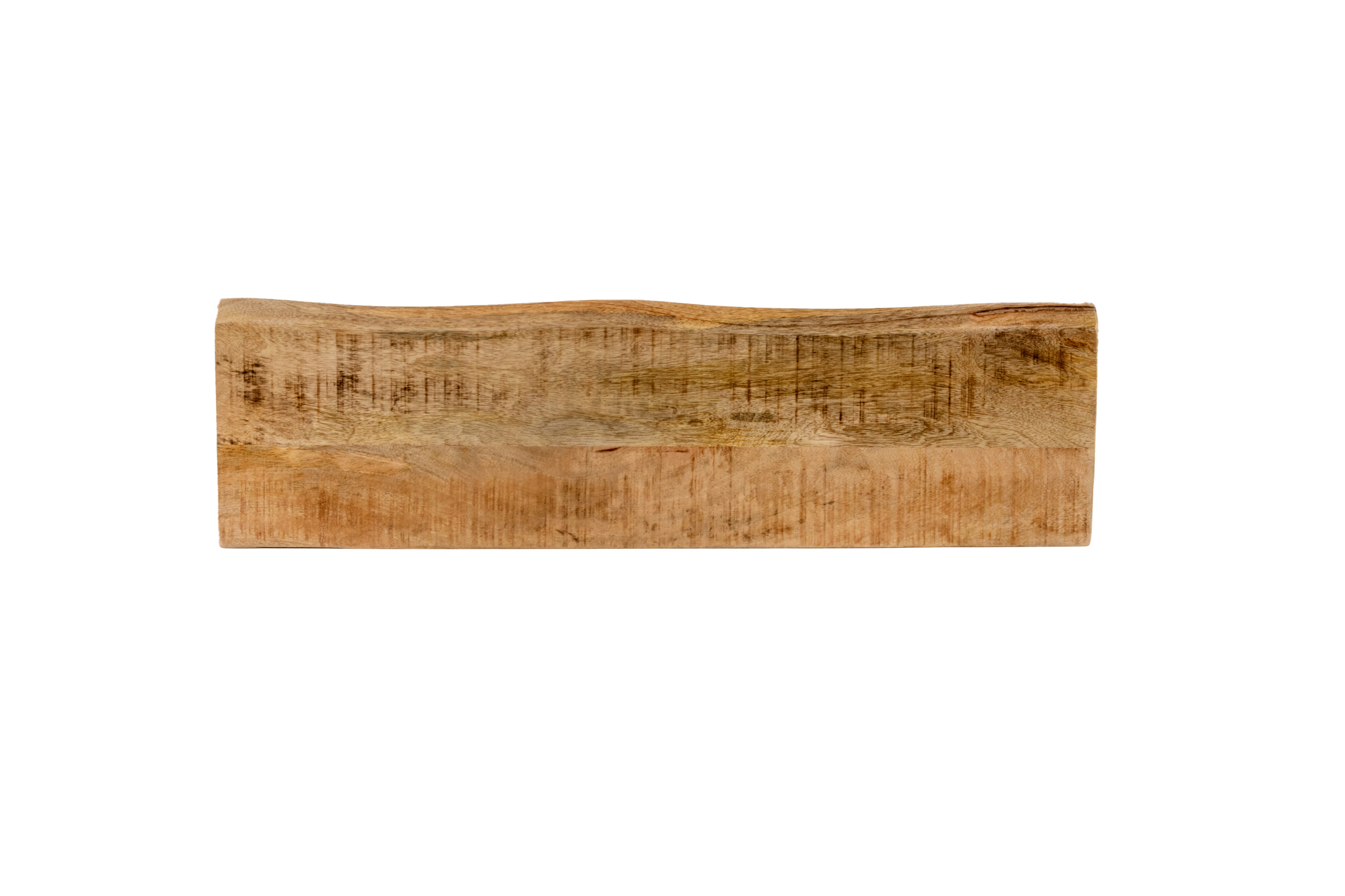 Steckboard mit Baumkante Wandregal Mango rough lackiert 70 x 20 Amanda