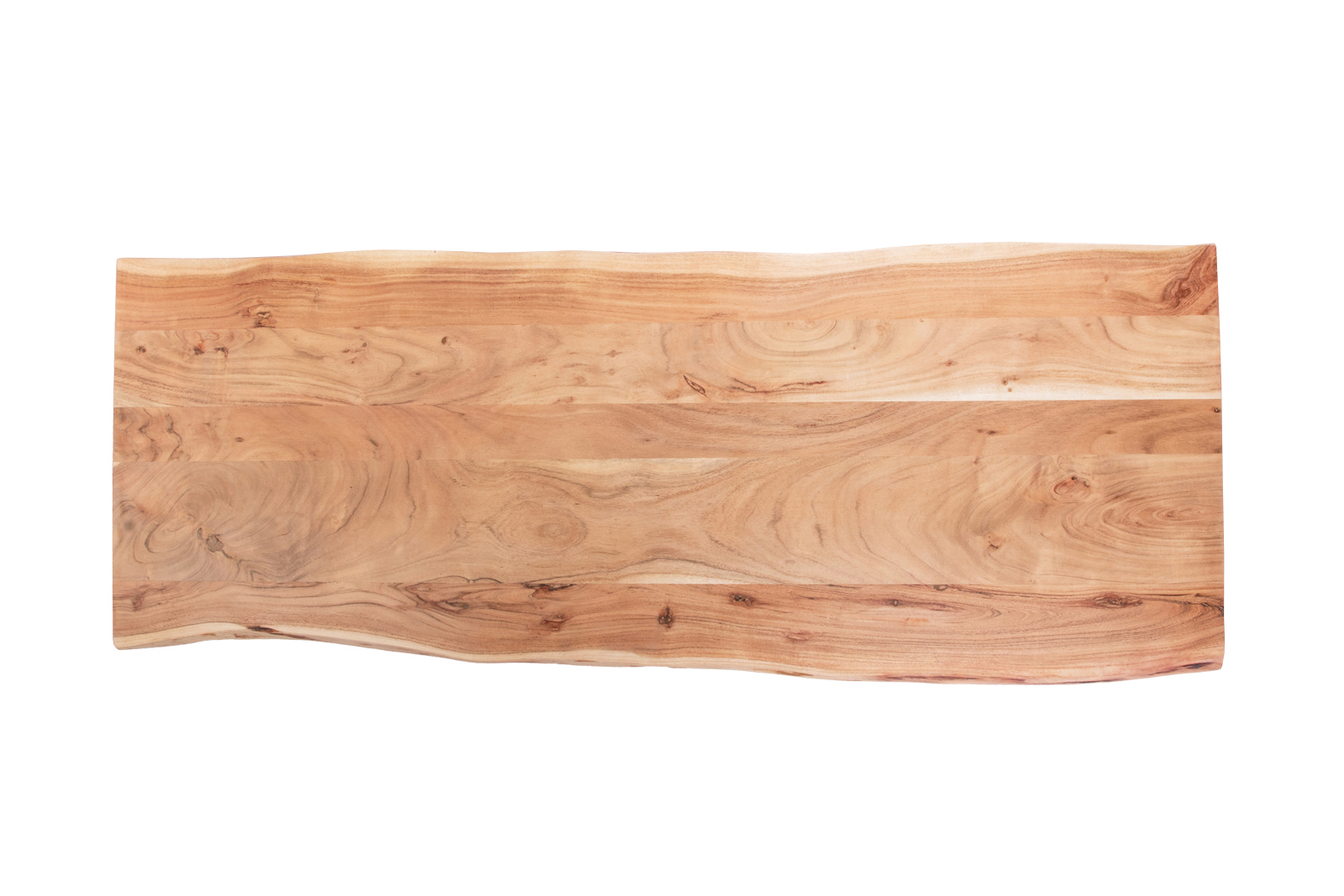  Tischplatte Baumkante Akazie Natur 160 x 60 cm CURT