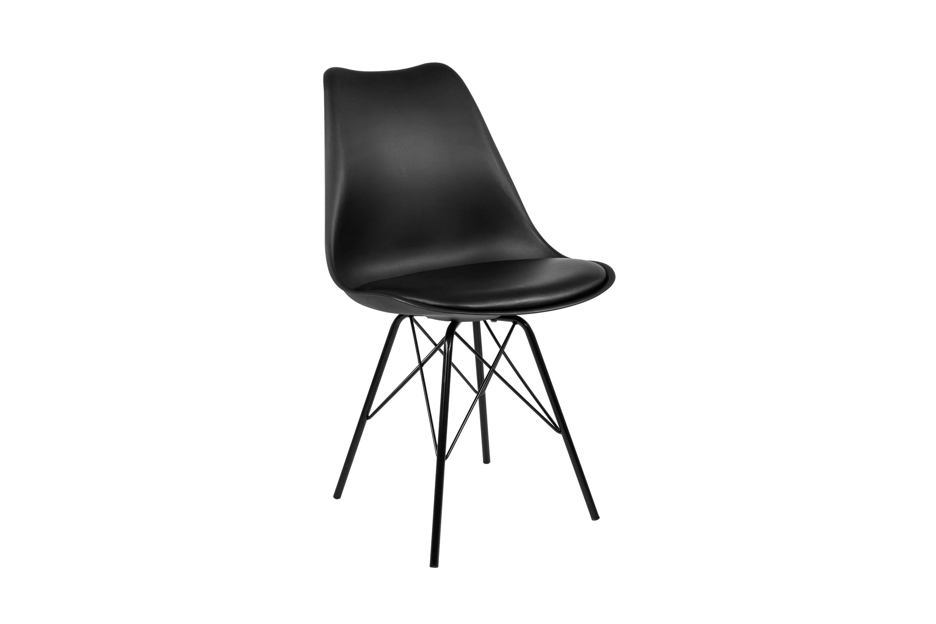 Essgruppe Bistrotisch Baumkante massiv 80 x 60 cm Mango rough schwarz Säulengestell INES