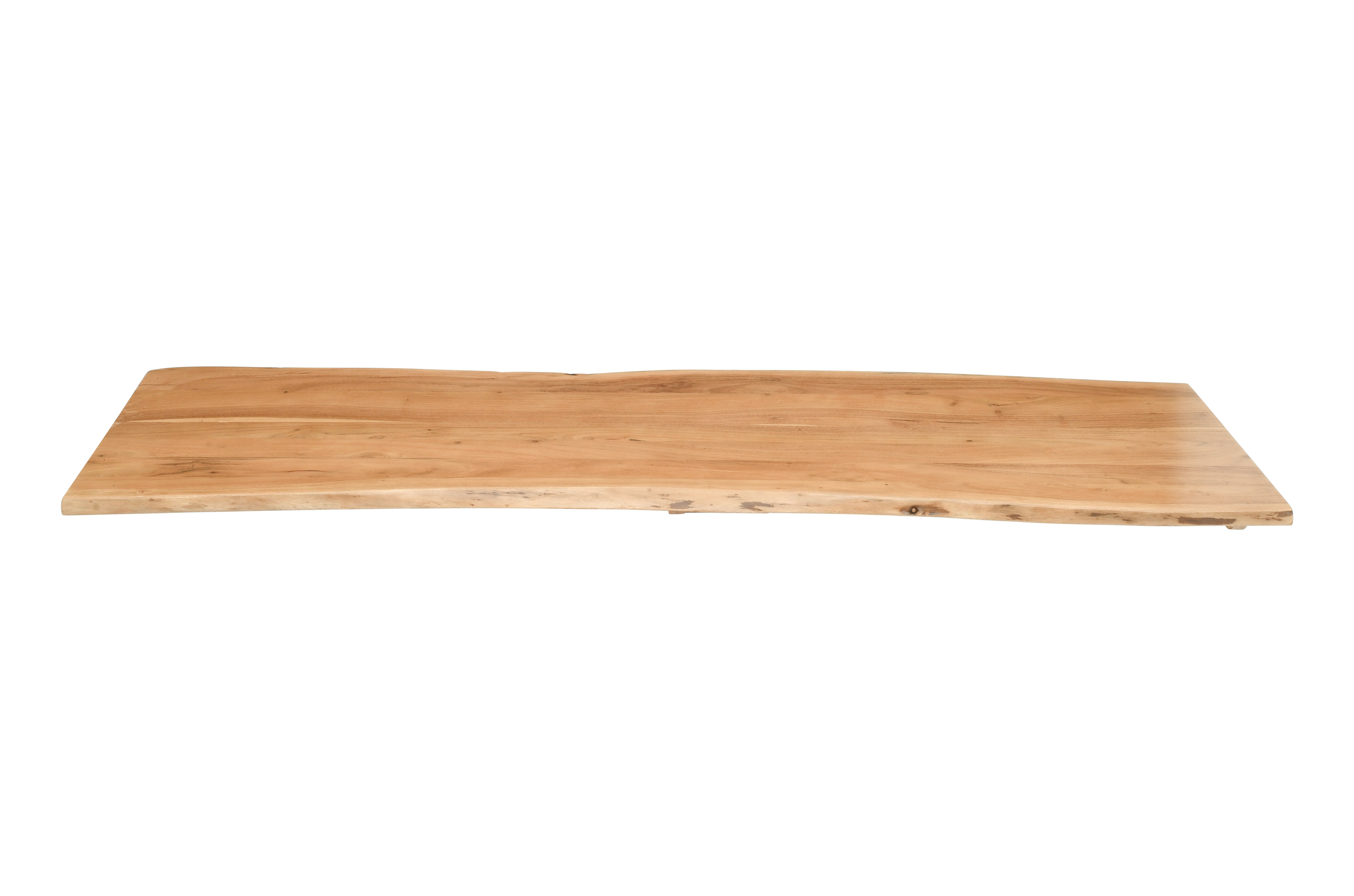 Tischplatte Baumkante Akazie Eiche 140 x 40 cm CURTIS