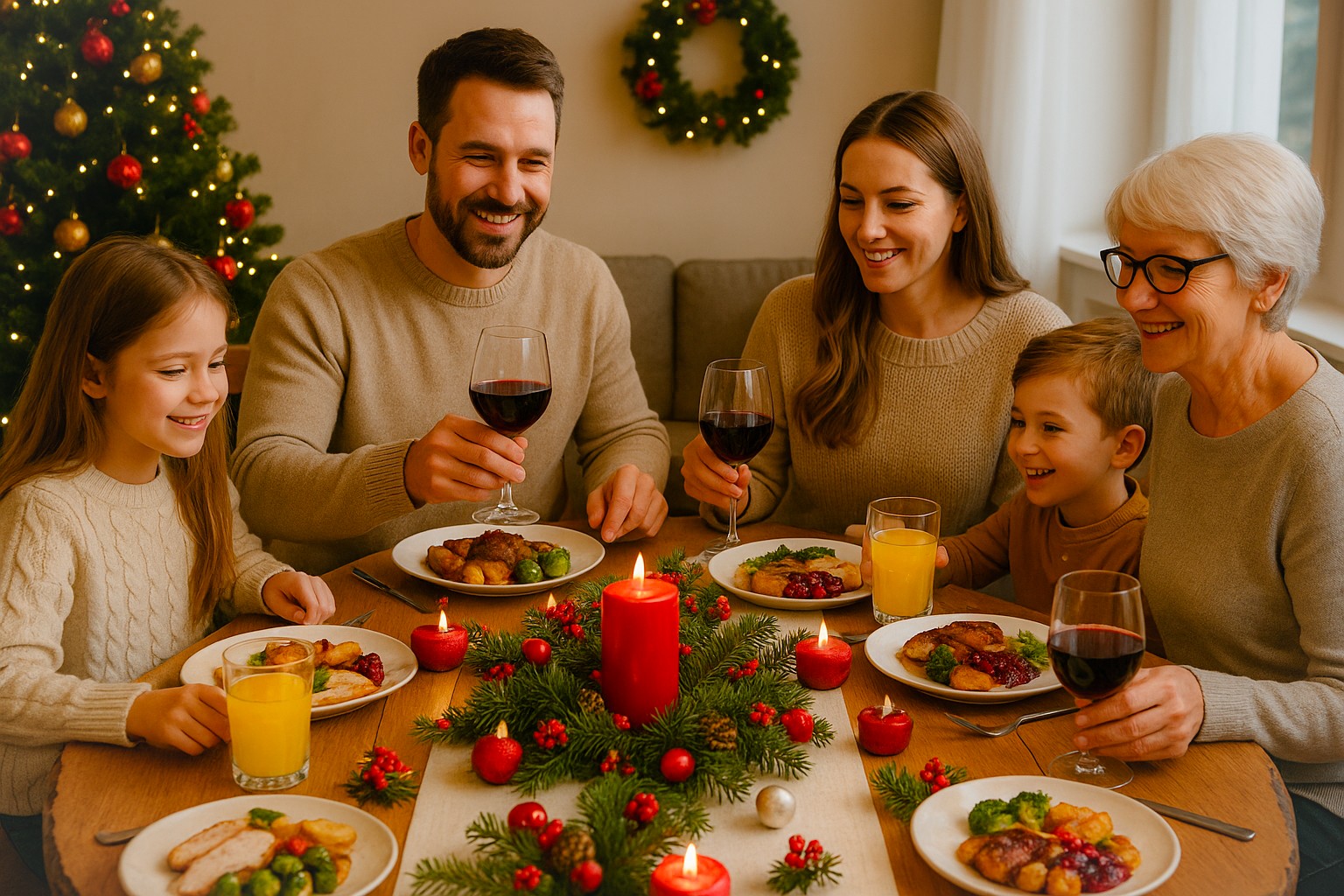 weihnachten-esstisch-familie