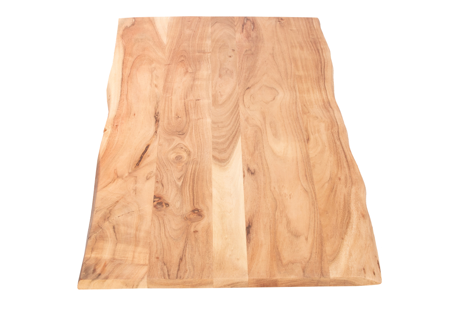  Tischplatte Baumkante Akazie Natur 120 x 60 cm CURT