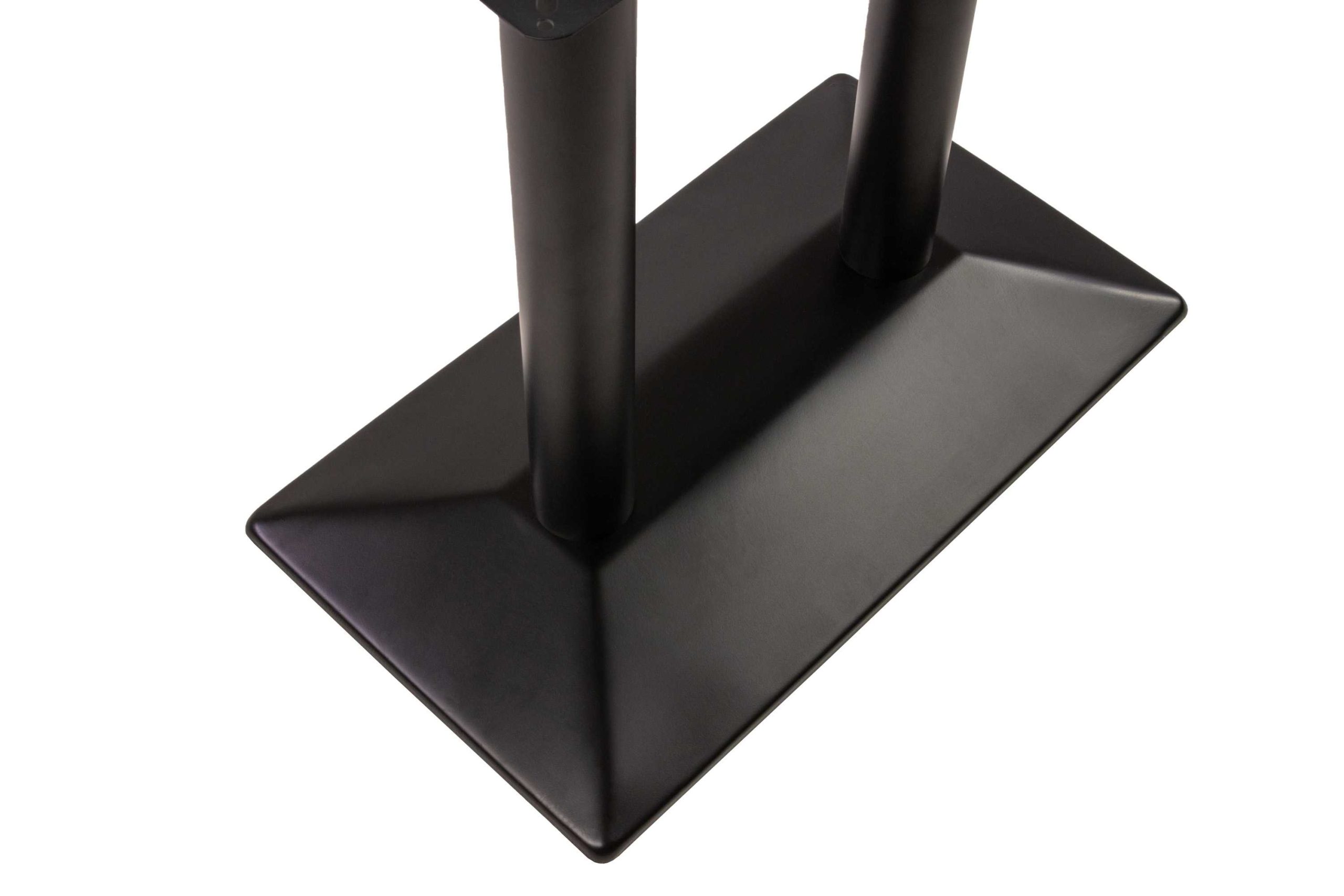 Tischgestell Bistrotische & Esstische Standfuß Doppelsäule 40x70x72 cm schwarz