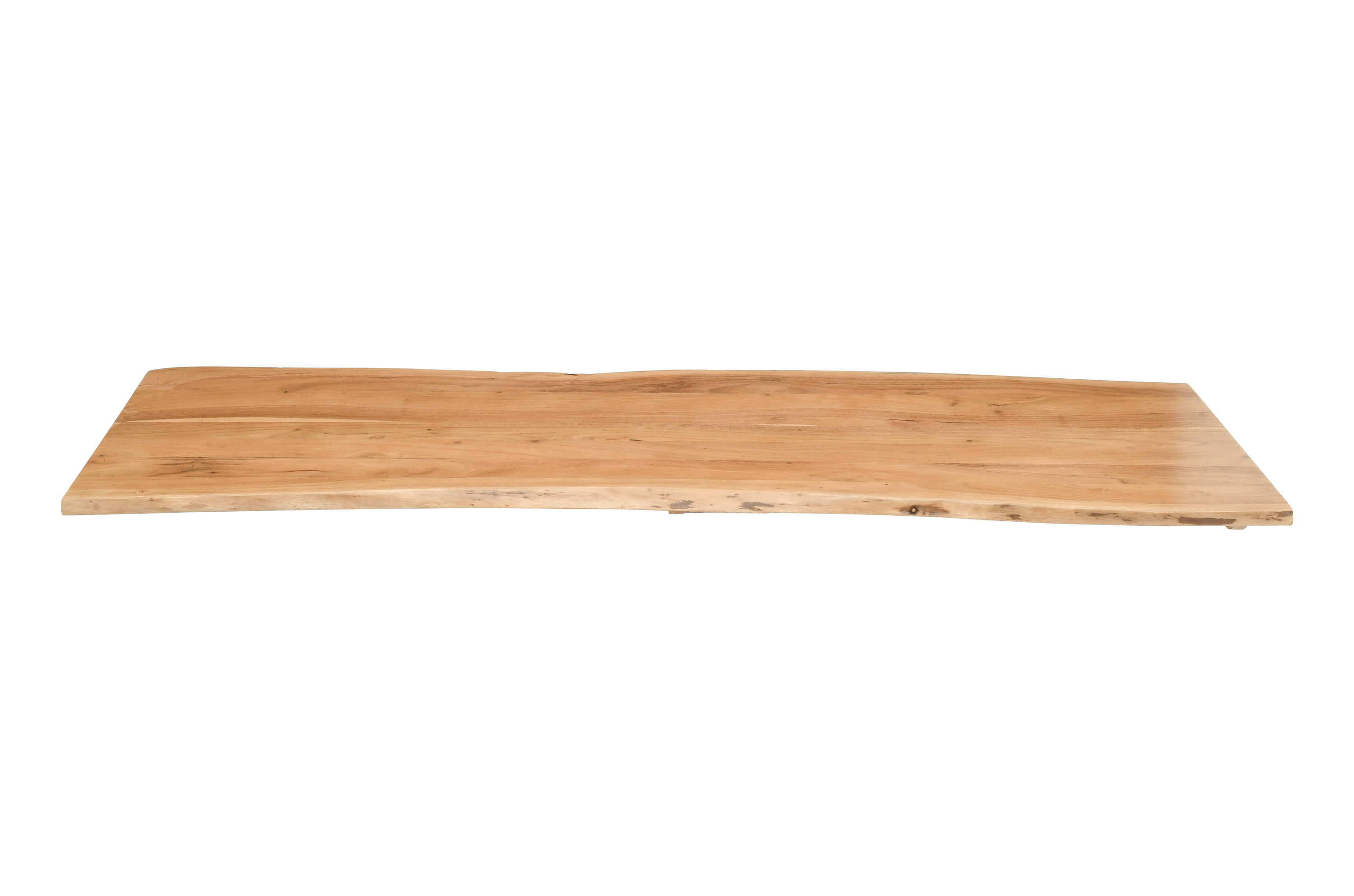  Tischplatte Baumkante Akazie Eiche 140 x 60 cm CURT