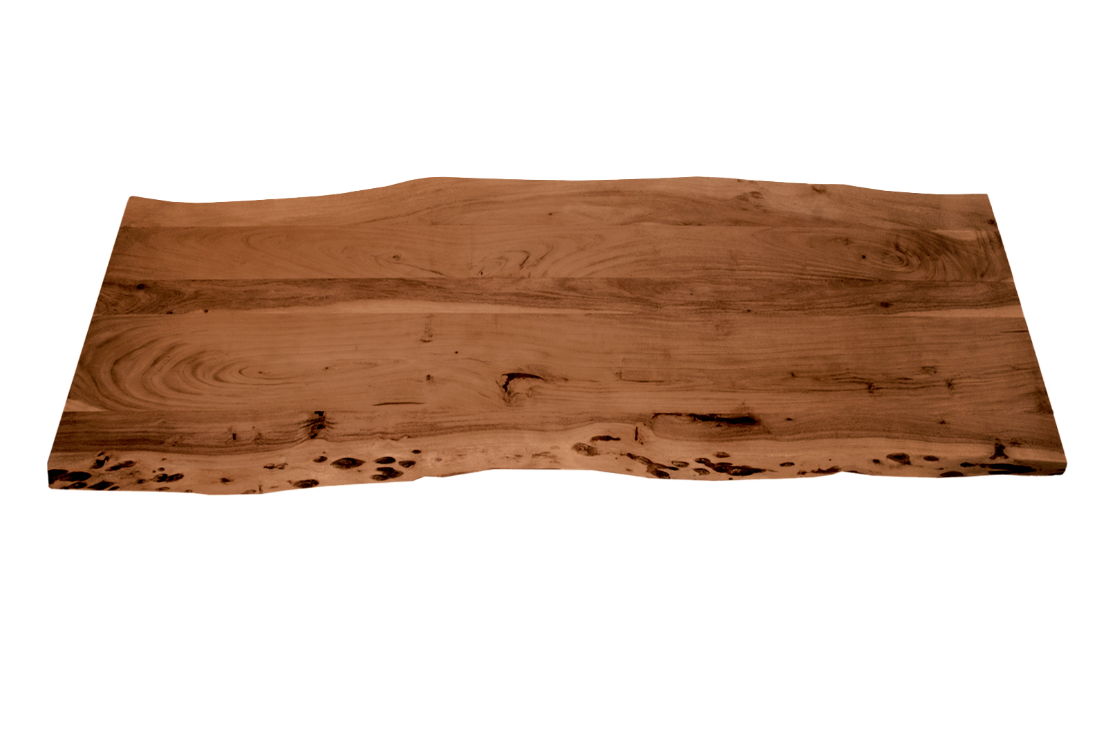  Tischplatte Baumkante Akazie Nuss 180 x 60 cm CURT
