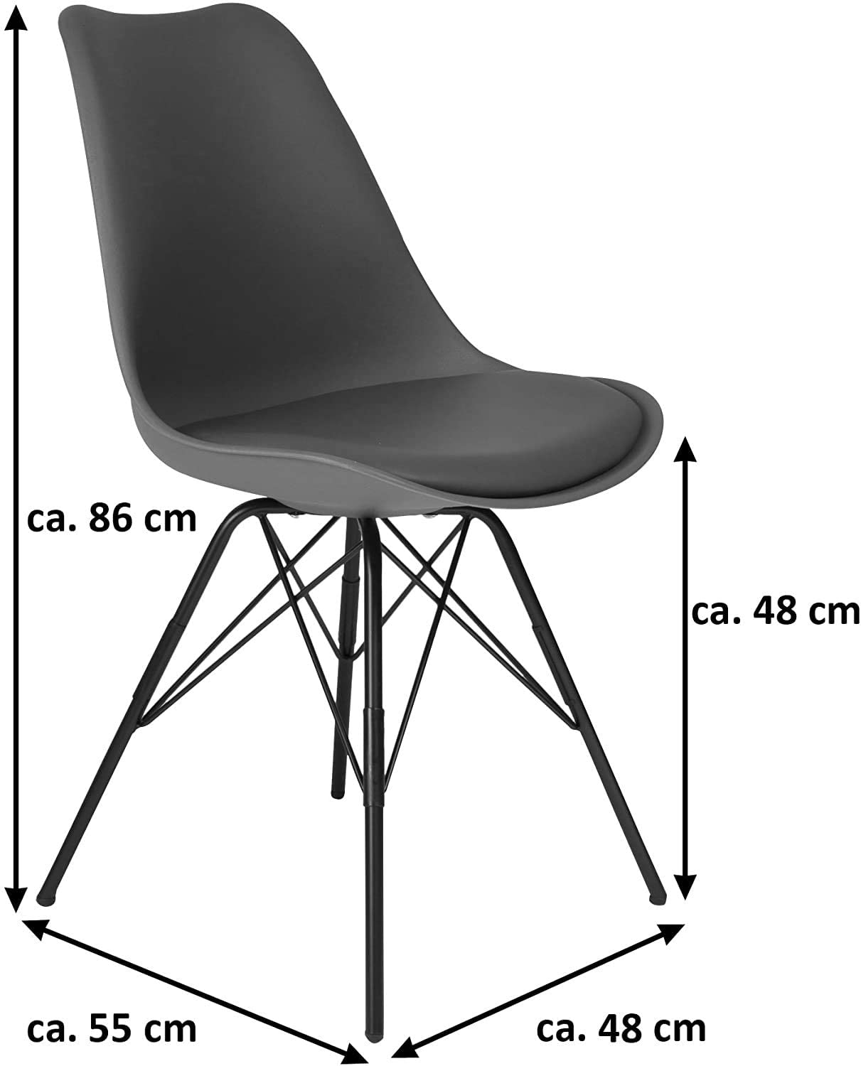 Essgruppe 300 cm Akazie naturfarben A-Gestell schwarz mit 10 Stühlen ADELAIDE