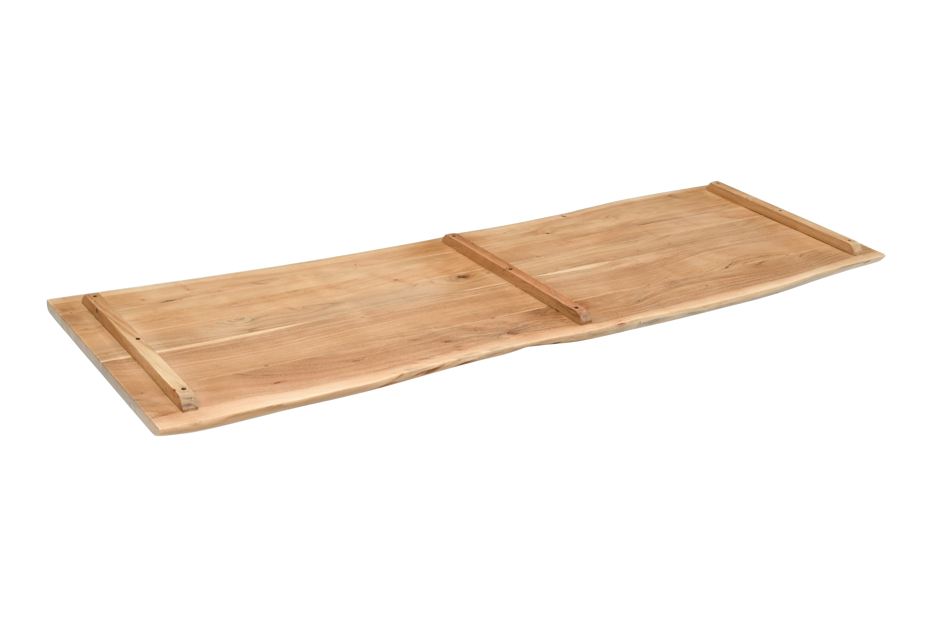  Tischplatte Baumkante Akazie Eiche 140 x 60 cm CURT