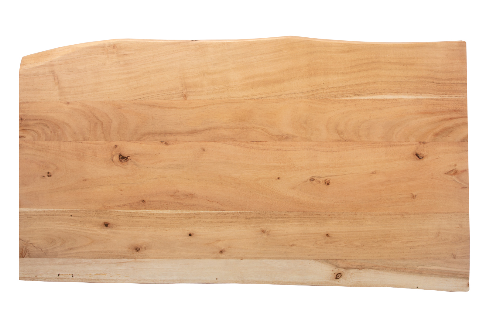  Tischplatte Baumkante Akazie Natur 100 x 60 cm CURT