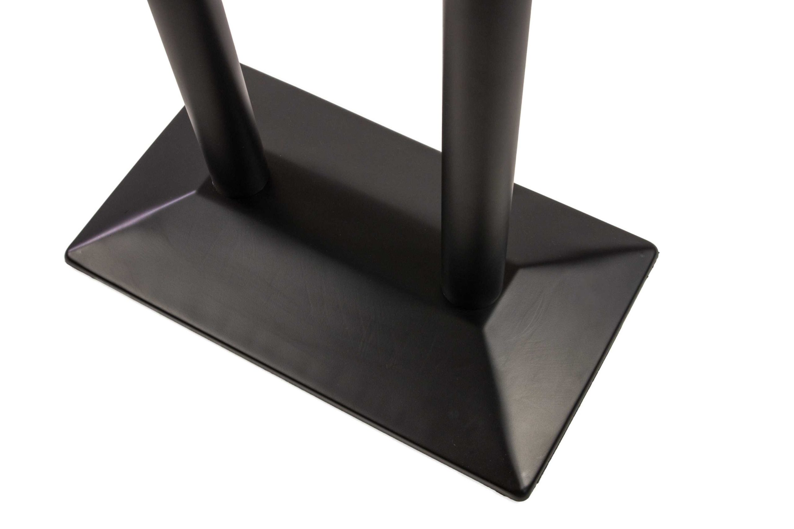 Tischgestell Bistrotische & Esstische Standfuß Doppelsäule Hoch 40x70x110 cm schwarz