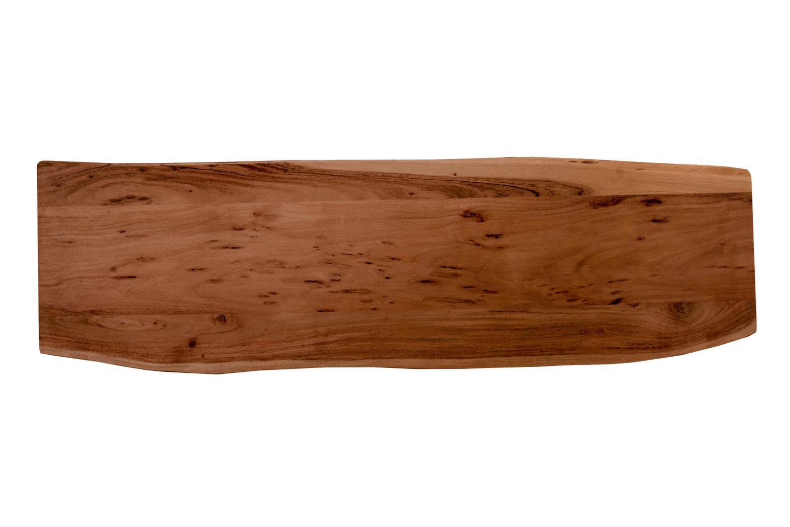  Tischplatte Baumkante Akazie Nuss 140 x 40 cm CURTIS