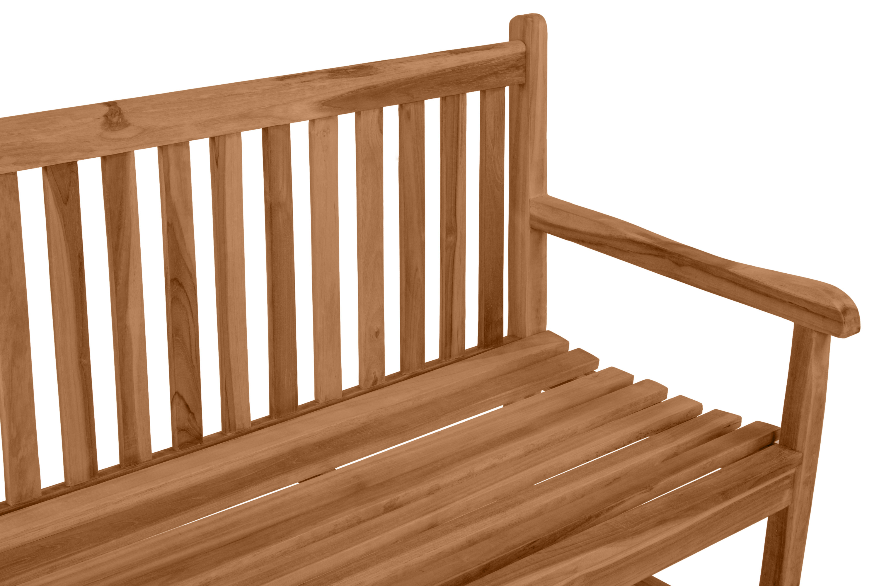 Gartenbank 3-Sitzer Teakholz 150 cm Highline CARACAS