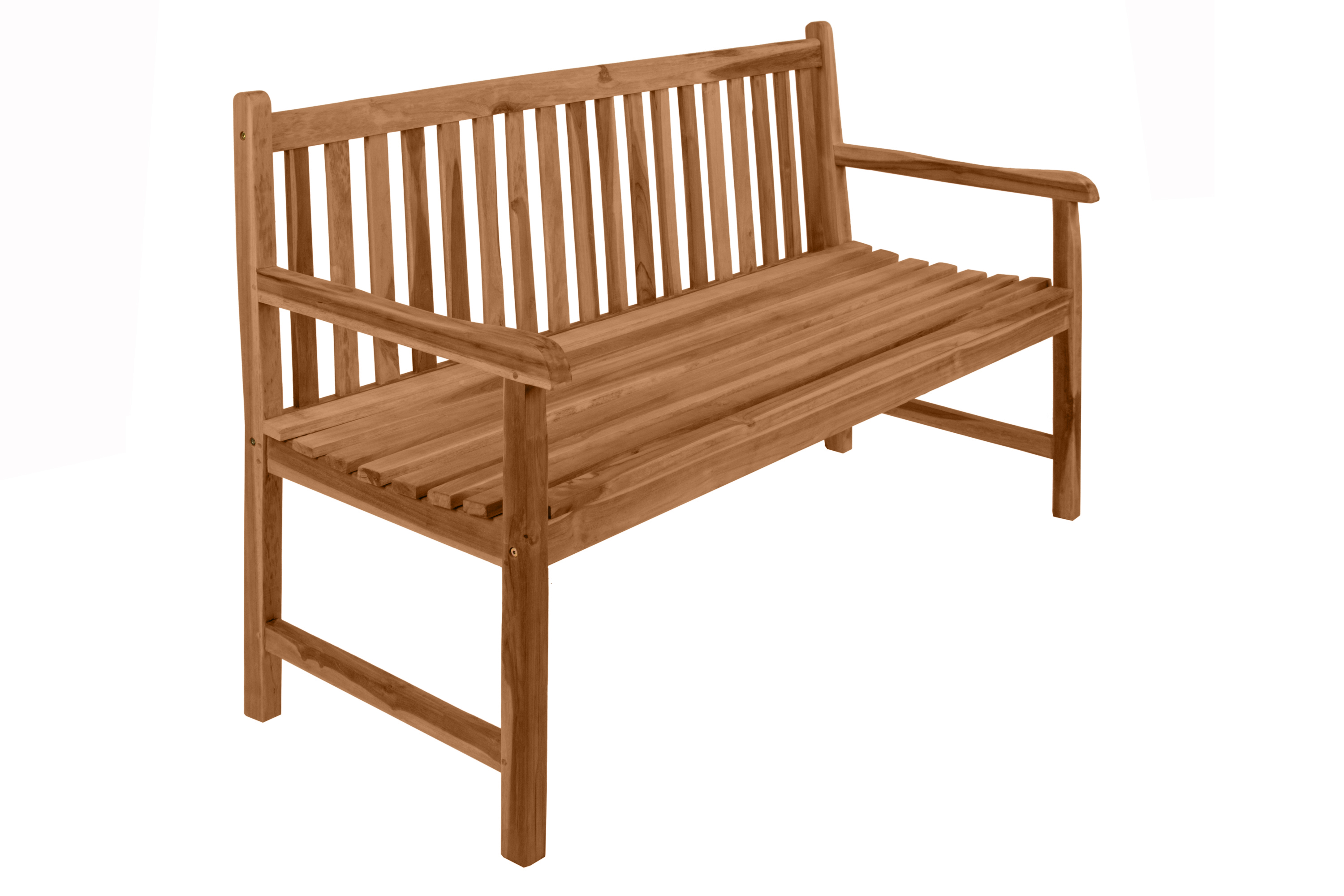 Gartenbank 3-Sitzer Teakholz 150 cm Highline CARACAS